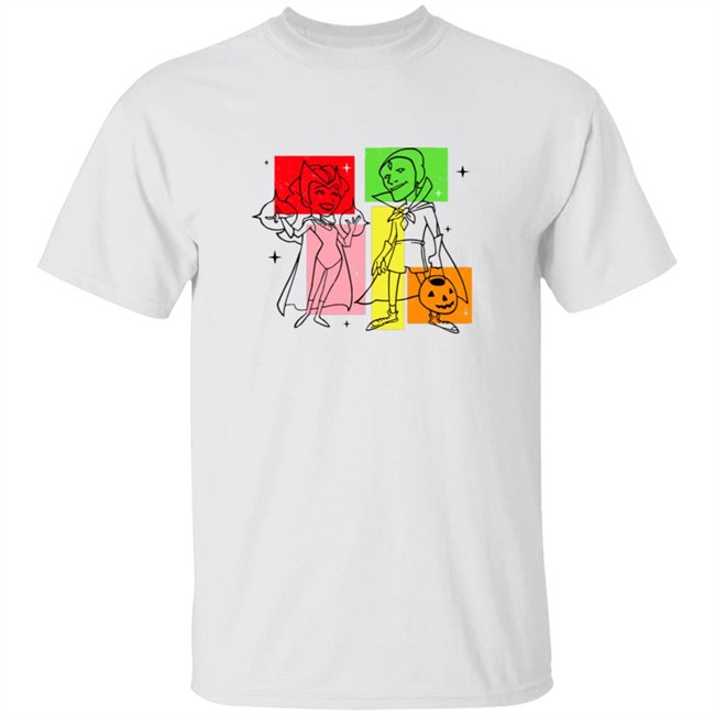 Marvel WandaVision Wanda And Vision 50s Shirt