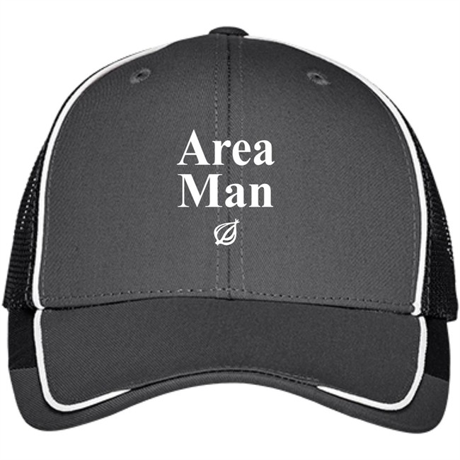 Area Man Headline Hat Black Area Man Headline Hat Black