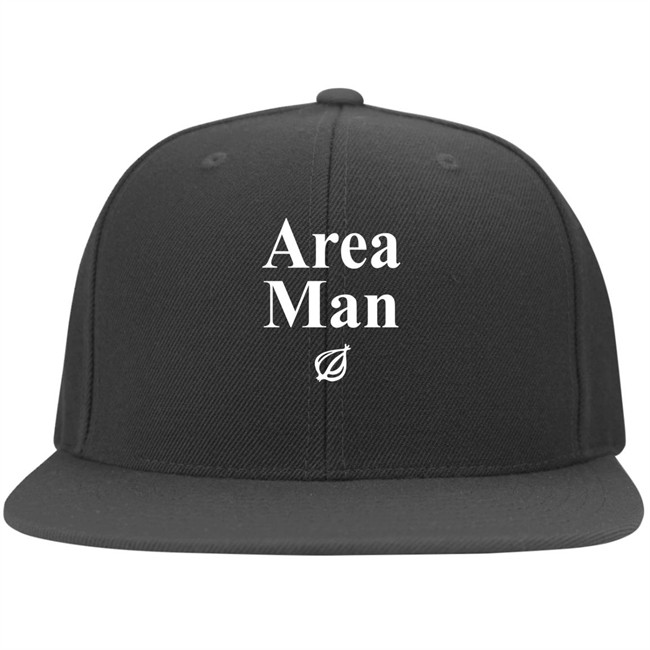 Area Man Headline Hat Black Area Man Headline Hat Black