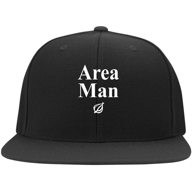 Area Man Headline Hat Black Area Man Headline Hat Black