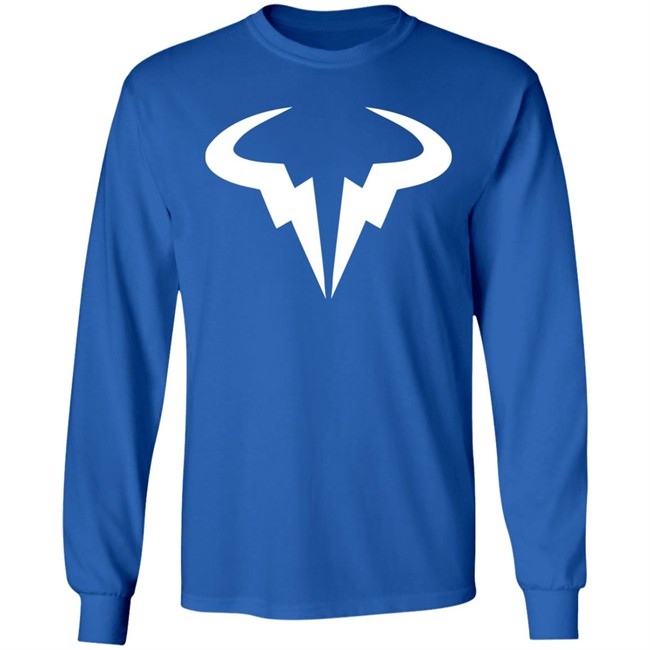 Rafael Nadal Logo Bull shirt - Nadal to auction French Open shirt Rafael Nadal Logo Bull shirt - Nadal to auction French Open shirt