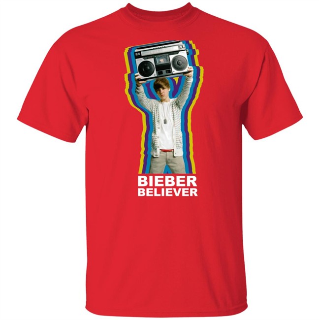 Bieber Believer Merch Boombox T Shirt Bieber Believer Merch Boombox T Shirt