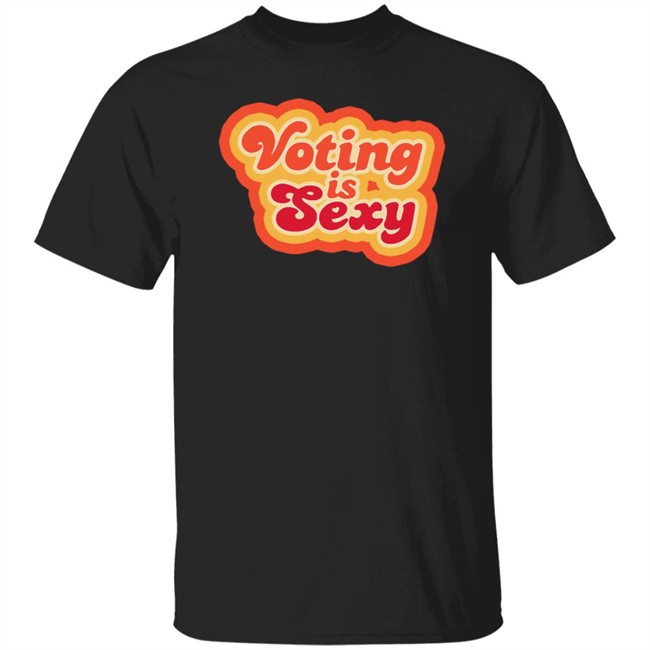 Zach Braff Voting Is Sexy Red Tee Shirt