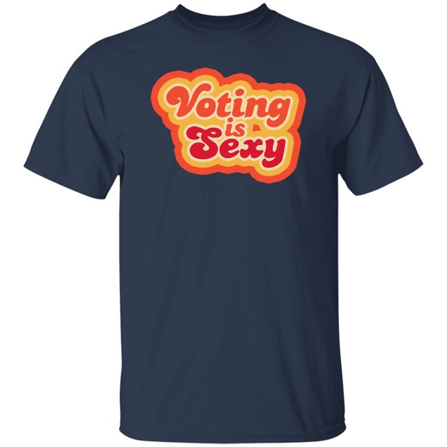 Zach Braff Voting Is Sexy Red Tee Shirt Zach Braff Voting Is Sexy Red Tee Shirt