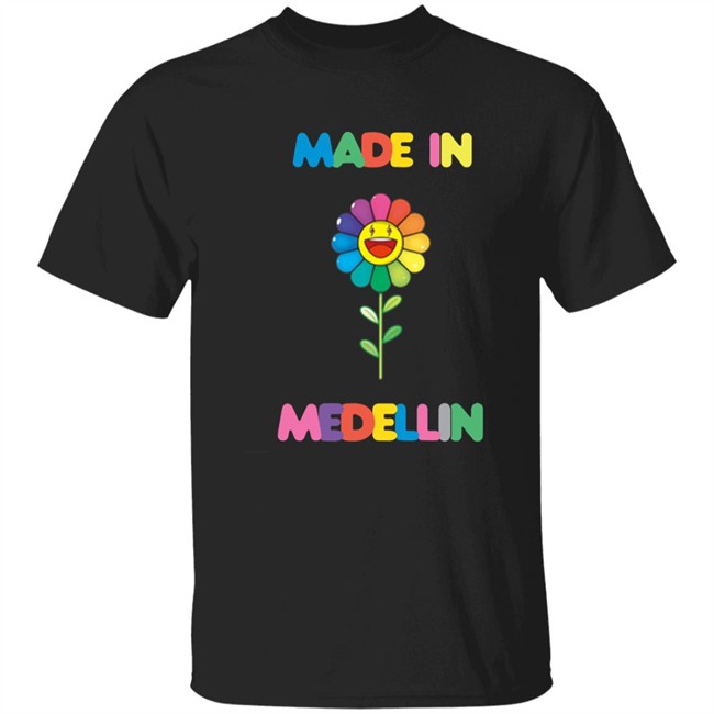 Made In Medellin Hooded sweatshirt with song J Balvin Blanco Made In Medellin Hooded sweatshirt with song J Balvin Blanco