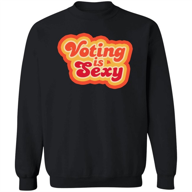 Zach Braff Voting Is Sexy Red Tee Shirt Zach Braff Voting Is Sexy Red Tee Shirt