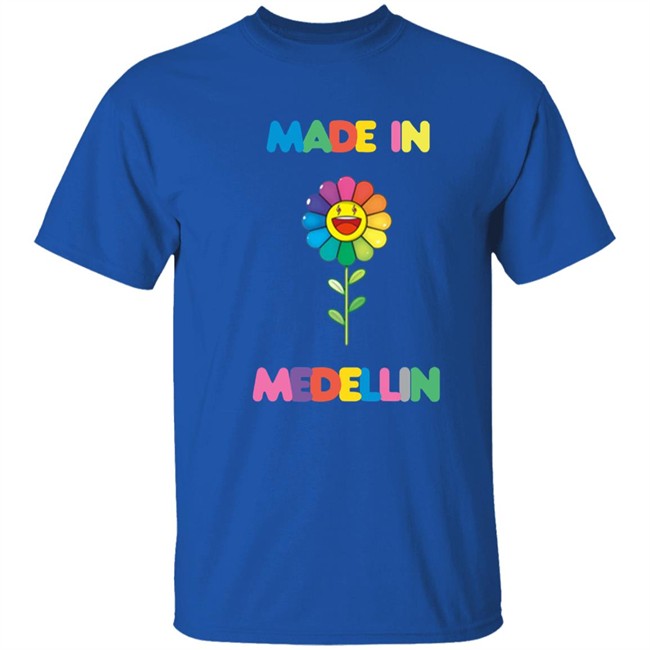 Made In Medellin Hooded sweatshirt with song J Balvin Blanco Made In Medellin Hooded sweatshirt with song J Balvin Blanco