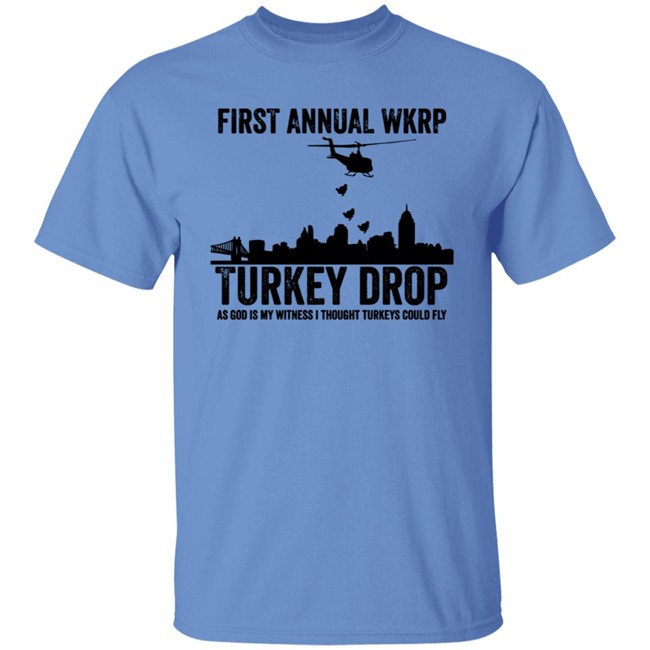 Wkrp Turkey Drop Tee Shirt Wkrp Turkey Drop Tee Shirt