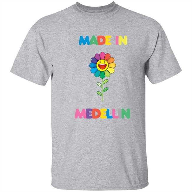 Made In Medellin Hooded sweatshirt with song J Balvin Blanco Made In Medellin Hooded sweatshirt with song J Balvin Blanco