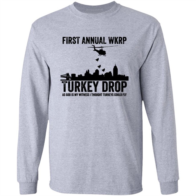 Wkrp Turkey Drop Tee Shirt Wkrp Turkey Drop Tee Shirt