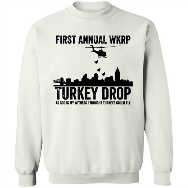 Wkrp Turkey Drop Tee Shirt Wkrp Turkey Drop Tee Shirt