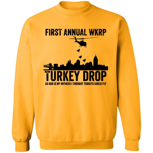 Wkrp Turkey Drop Tee Shirt Wkrp Turkey Drop Tee Shirt