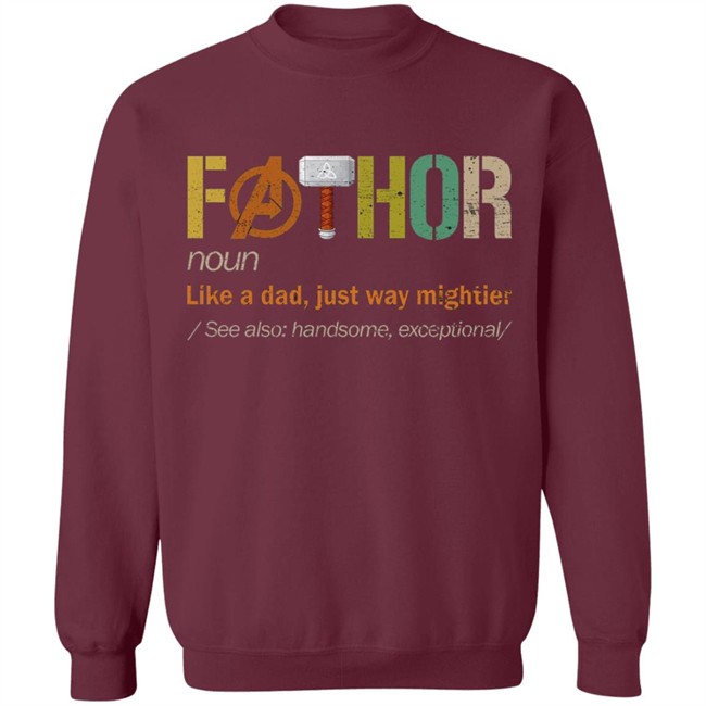 Fathor shirt FaThor Like A Dad Just Way Mightier t shirt Fathers Day Fathor shirt FaThor Like A Dad Just Way Mightier t shirt Fathers Day