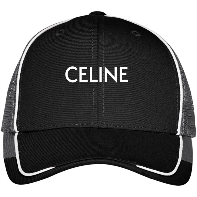 Celine Shop Merch Hat Celine Black Celine Shop Merch Hat Celine Black