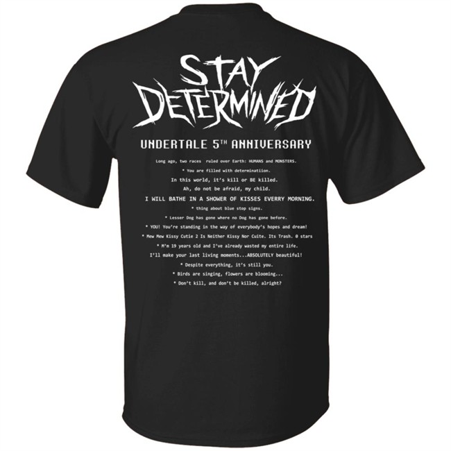 Fangamer Merch Stay Determined Shirt Fangamer Merch Stay Determined Shirt