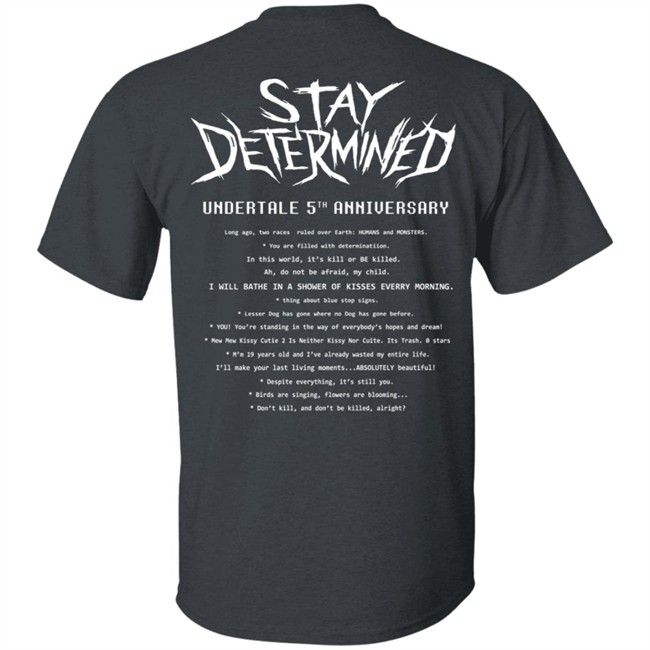 Fangamer Merch Stay Determined Shirt Fangamer Merch Stay Determined Shirt