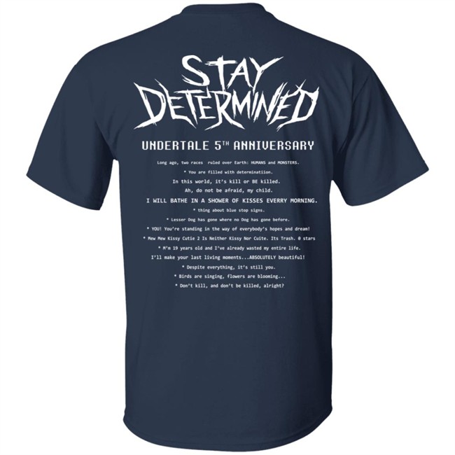 Fangamer Merch Stay Determined Shirt Fangamer Merch Stay Determined Shirt