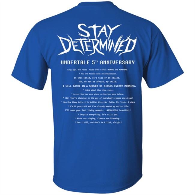 Fangamer Merch Stay Determined Shirt Fangamer Merch Stay Determined Shirt
