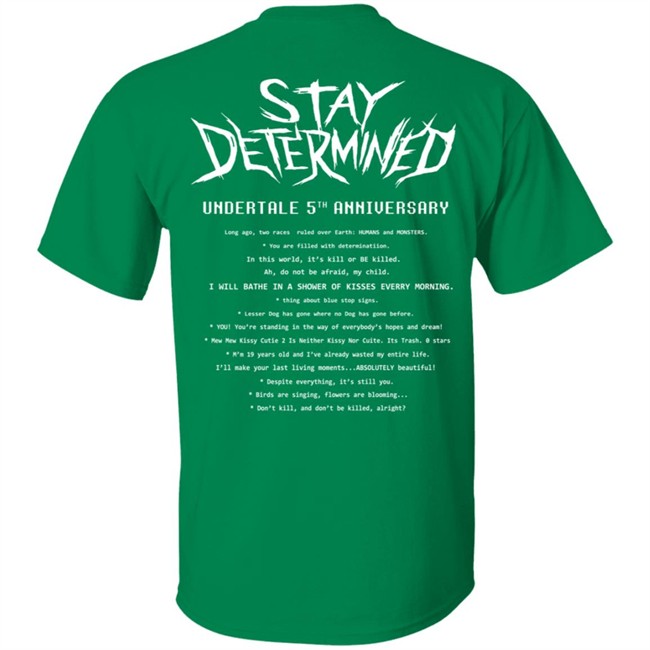 Fangamer Merch Stay Determined Shirt Fangamer Merch Stay Determined Shirt