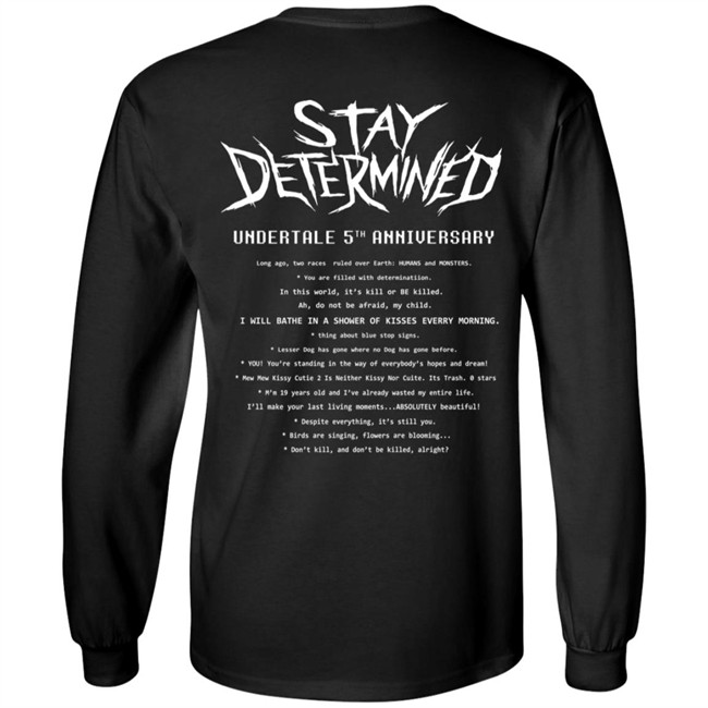 Fangamer Merch Stay Determined Shirt Fangamer Merch Stay Determined Shirt