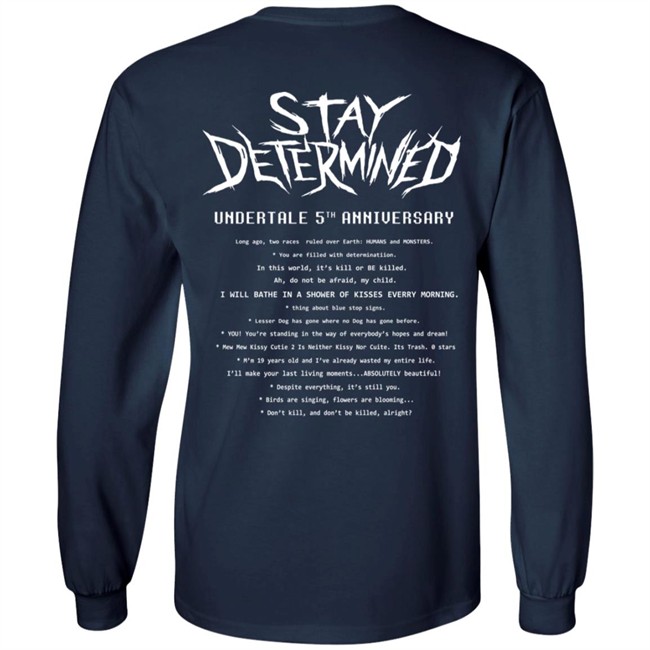Fangamer Merch Stay Determined Shirt Fangamer Merch Stay Determined Shirt