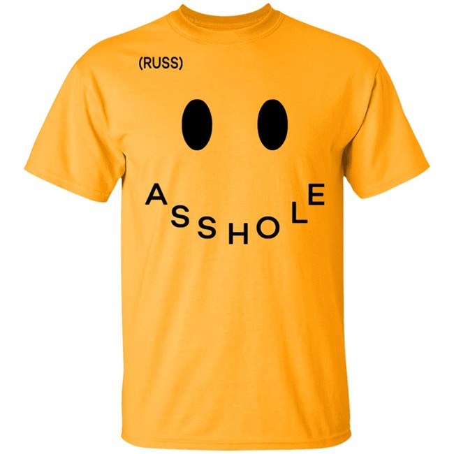 Russ Merch Asshole Tee Yellow