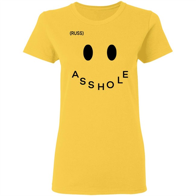 Russ Merch Asshole Tee Yellow Russ Merch Asshole Tee Yellow