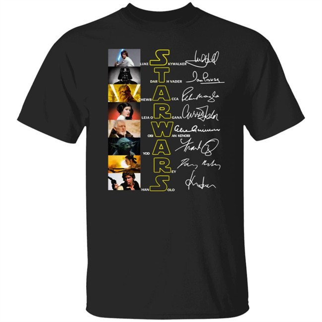 Star War Fan Long Sleeve T Shirt Black
