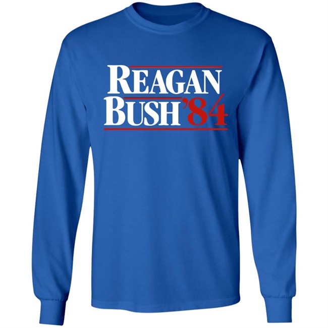Reagan Bush 84 T-Shirt Presidential Campaign Shirts Reagan Bush 84 T-Shirt Presidential Campaign Shirts