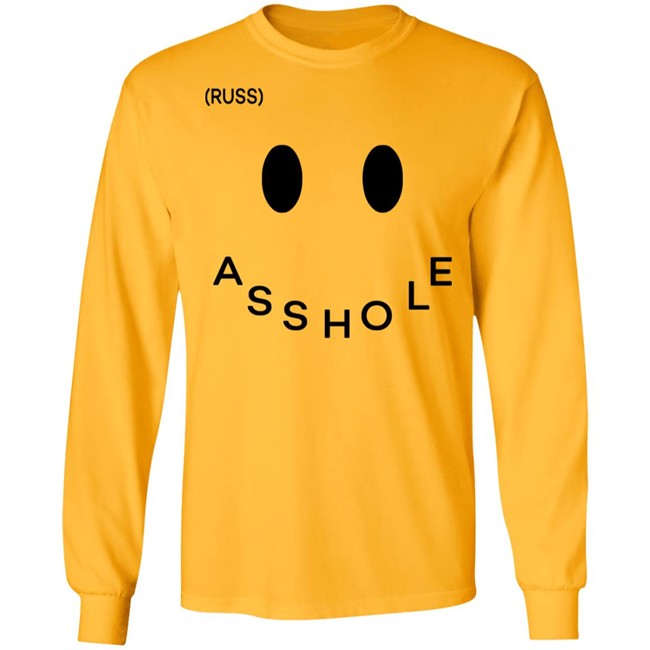 Russ Merch Asshole Tee Yellow Russ Merch Asshole Tee Yellow