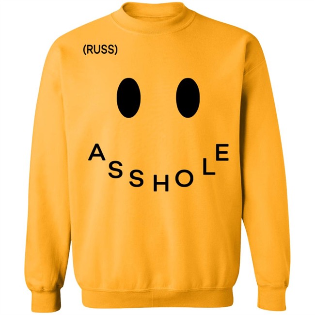 Russ Merch Asshole Tee Yellow Russ Merch Asshole Tee Yellow