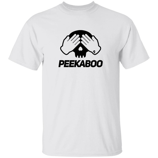 Peekaboo merch hooded sweatshirt white A Nice Men's Fashion Clothes