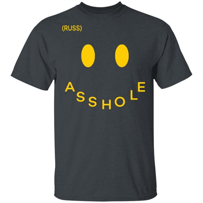 Russ Merch Asshole Tee Black Russ Merch Asshole Tee Black