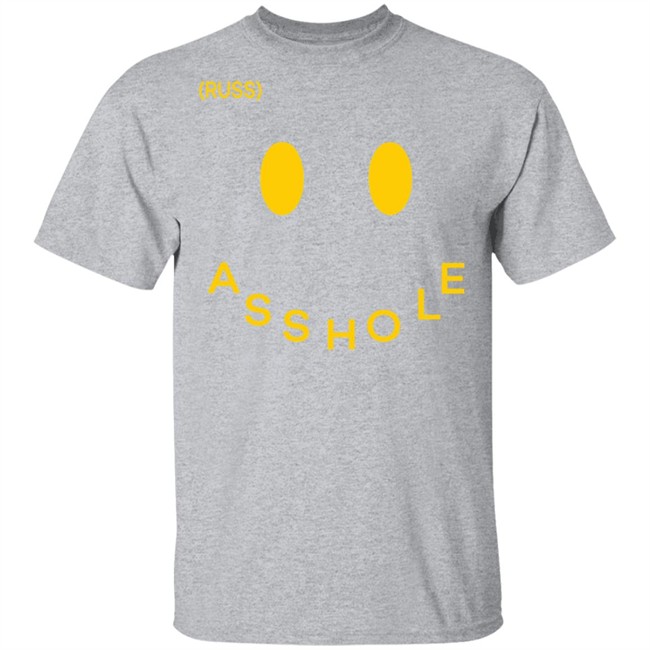 Russ Merch Asshole Tee Black Russ Merch Asshole Tee Black