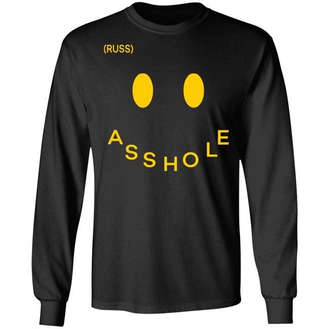 Russ Merch Asshole Tee Black Russ Merch Asshole Tee Black