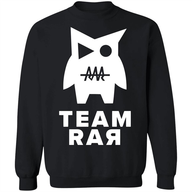 TEAM RAR V0 CREW SHIRT - BLACK TEAM RAR V0 CREW SHIRT - BLACK