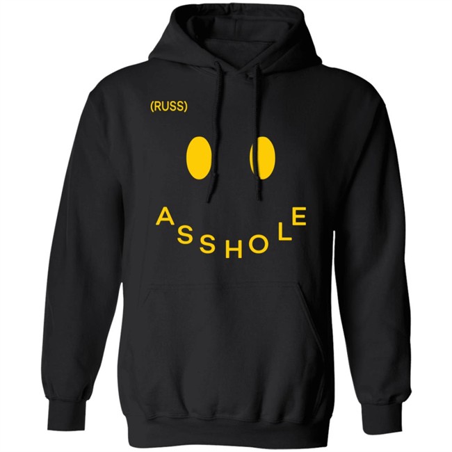 Russ Merch Asshole Tee Black Russ Merch Asshole Tee Black