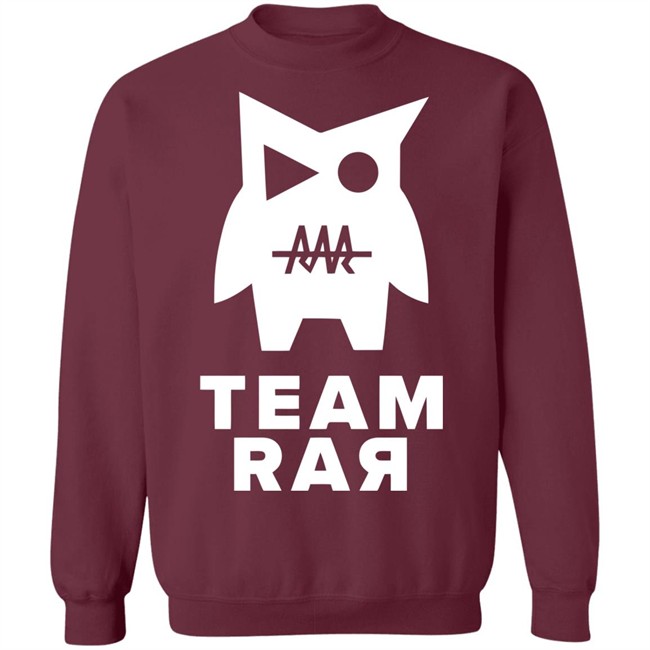 TEAM RAR V0 CREW SHIRT - BLACK TEAM RAR V0 CREW SHIRT - BLACK