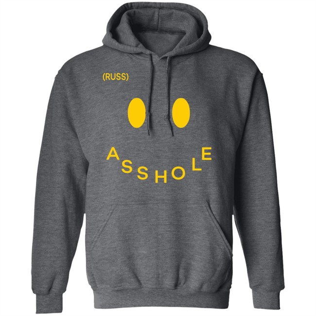 Russ Merch Asshole Tee Black Russ Merch Asshole Tee Black