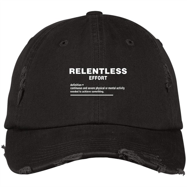 Relentless Effort Hat Merch RE Definition Hat