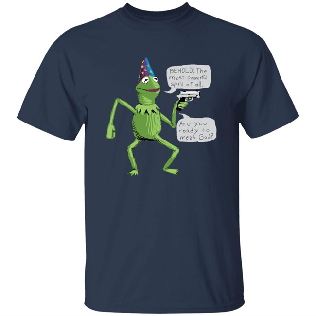 Frog And Gun Yer A Wizard Kermit Tee Shirt