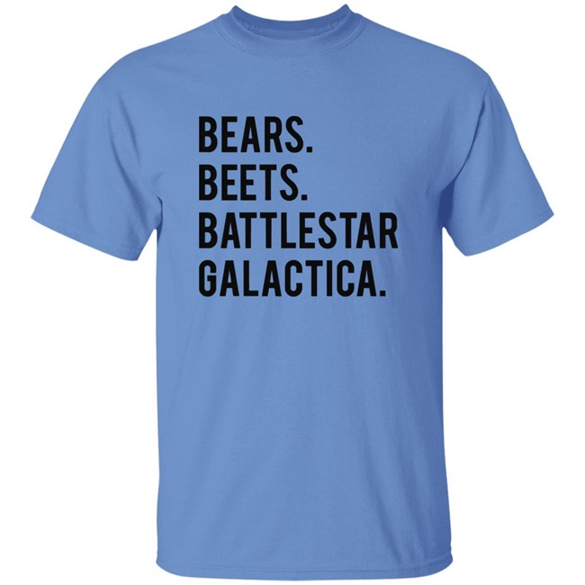 Crawfish are food not friends! - Bears beets battlestar galactica shirt black Crawfish are food not friends! - Bears beets battlestar galactica shirt black
