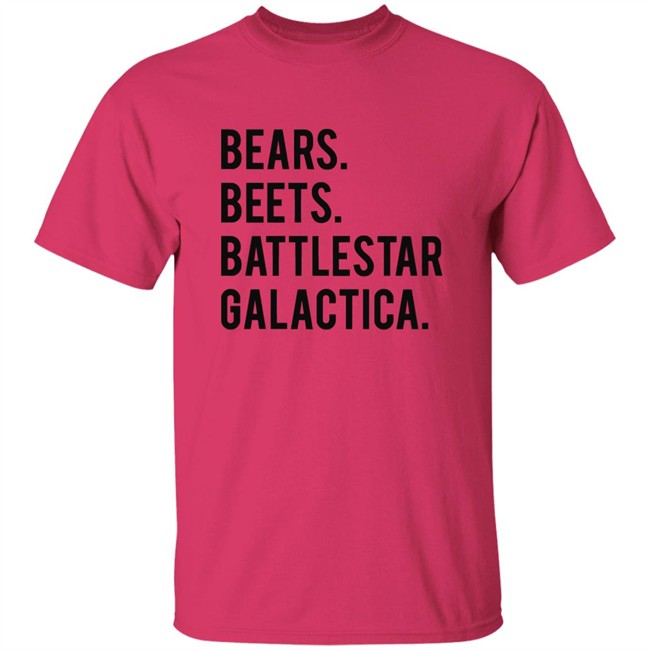 Crawfish are food not friends! - Bears beets battlestar galactica shirt black Crawfish are food not friends! - Bears beets battlestar galactica shirt black