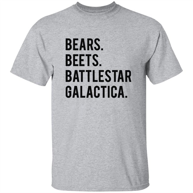 Crawfish are food not friends! - Bears beets battlestar galactica shirt black Crawfish are food not friends! - Bears beets battlestar galactica shirt black