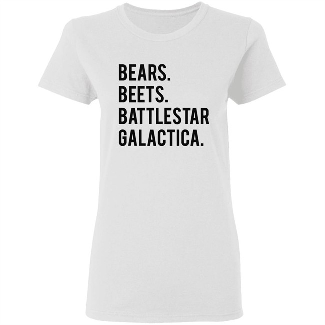 Crawfish are food not friends! - Bears beets battlestar galactica shirt black Crawfish are food not friends! - Bears beets battlestar galactica shirt black