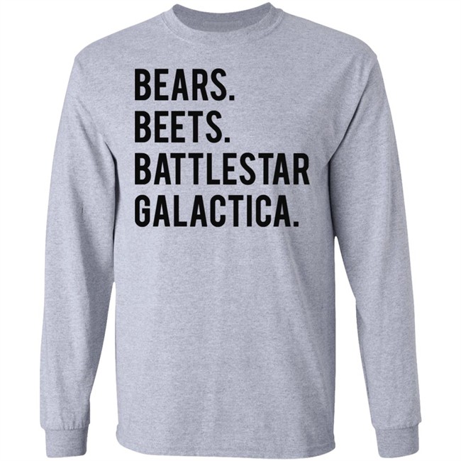 Crawfish are food not friends! - Bears beets battlestar galactica shirt black Crawfish are food not friends! - Bears beets battlestar galactica shirt black