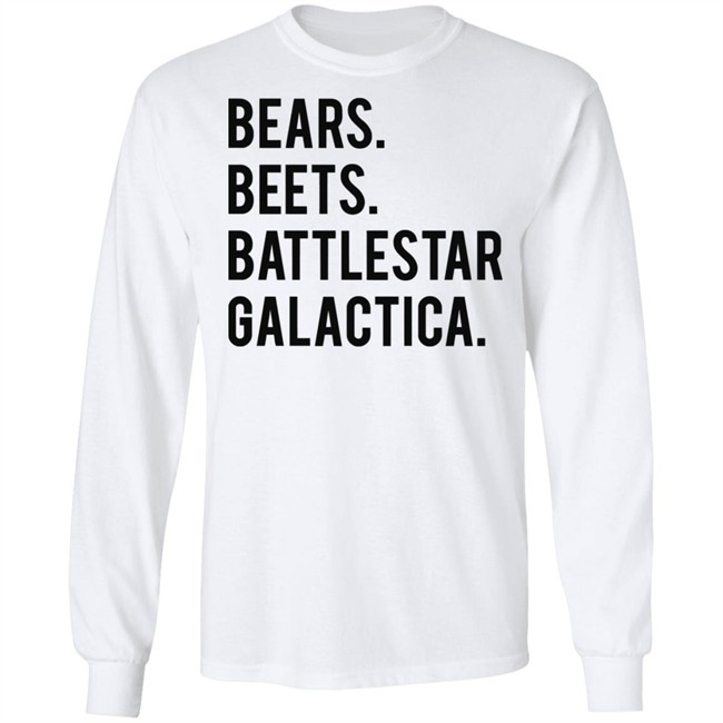 Crawfish are food not friends! - Bears beets battlestar galactica shirt black Crawfish are food not friends! - Bears beets battlestar galactica shirt black