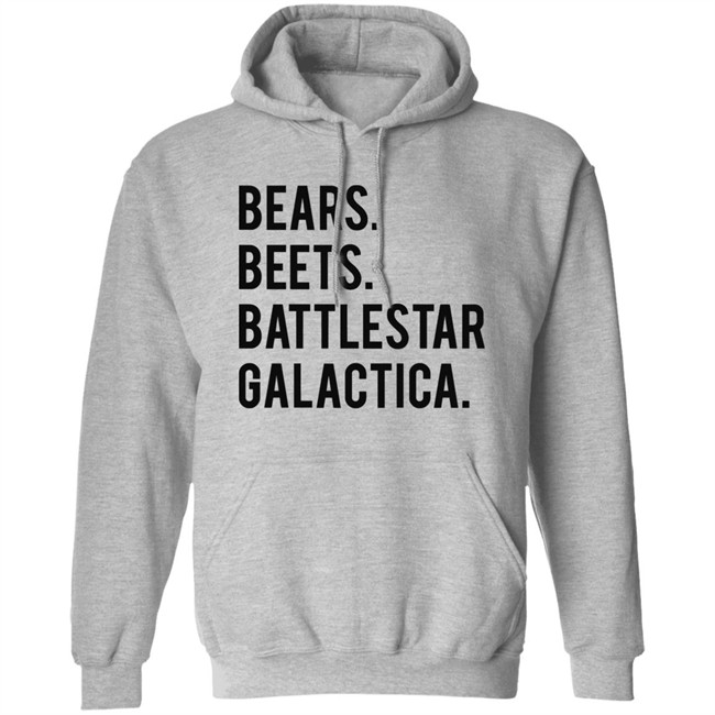 Crawfish are food not friends! - Bears beets battlestar galactica shirt black Crawfish are food not friends! - Bears beets battlestar galactica shirt black