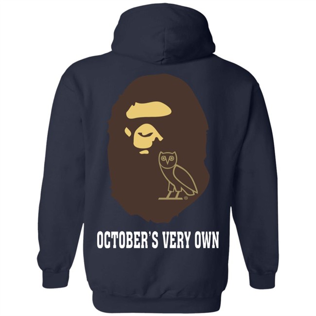BAPE x OVO Pullover Hoodie Black BAPE x OVO Pullover Hoodie Black