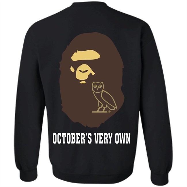 BAPE x OVO Pullover Hoodie Black BAPE x OVO Pullover Hoodie Black